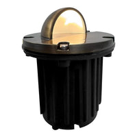 Outdoor Landscape Lighting LED 12V Low Voltage UNB02 Cast Brass 12V Low Voltage Half Moon Round LED In-ground Well Light IP65 Waterproof