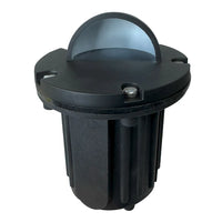 Outdoor Landscape Lighting LED 12V Low Voltage UNB02 4x/8x/12x Package Cast Brass 12V Low Voltage Half Moon Round LED In-ground Well Light IP65 Waterproof with 5W 3000K Bulb