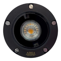 UNB04 Cast Brass 12V Low Voltage Round LED In-Ground Well Light IP65 Waterproof