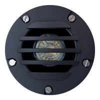 UNB06 Cast Brass 12V Low Voltage Round Grill LED In-Ground Well Light IP65 Waterproof