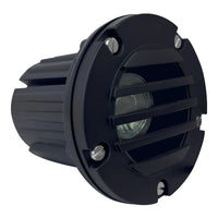 UNB06 Cast Brass 12V Low Voltage Round Grill LED In-Ground Well Light IP65 Waterproof