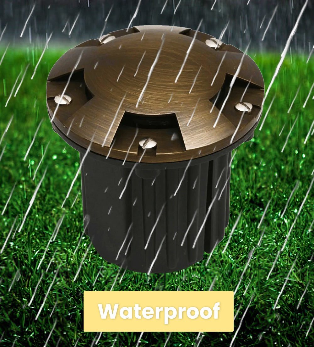 UNB07 Waterproof Cast Brass In-ground Well Light – Kings