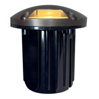 Outdoor Landscape Lighting LED 12V Low Voltage UNB11 4x/8x/12x Package Cast Brass Round Tri-Directional 12V Low Voltage LED In-ground Light with 3W 3000K Bulb