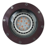 Outdoor Landscape Lighting LED 12V Low Voltage UNF08 Fiber Glass 12V Low Voltage Commercial PAR36 LED In-ground Well Light IP65 Waterproof