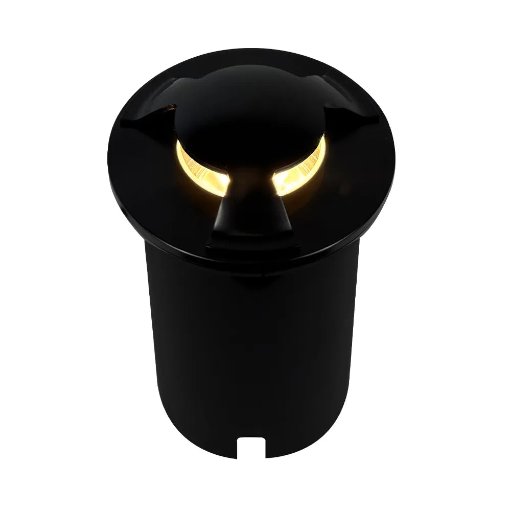 Directional Led Tri Color UNS05 Stainless Steel Tri Directional Three Slit In-Ground 12V Low Vol
