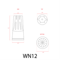 WN12 - Grease Filled Wire Nut for Landscape Lighting Installation