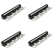STB25 4x/8x/12x 7W 5CCT Heavy Duty Cast Aluminum 12" Hardscape Light with Stainless Steel Bracket LED 12V Low Voltage Landscape Lighting - 4 Pack