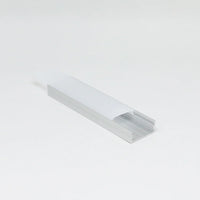Outdoor Landscape Lighting LED 12V Low Voltage BN259 Large Rectangular 8 ft Aluminum Channel 0.90