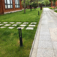 Outdoor Landscape Lighting LED 12V Low Voltage CDPA53 12V Low Voltage 3W 3000K Warm White Integrated LED Rectangular Bollard Light Outdoor Aluminum Path Lighting