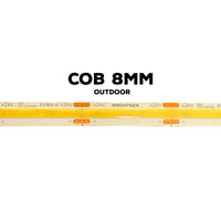 SLD04 16ft/32ft/82ft Dotless Single Color Linear 8mm 3.4W/ft / 4.5W/ft 10mm LED Strip Lights Low Voltage FCOB DC24V Tape Light