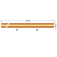 SLD14 Dotless COB Free-Cut Anywhere At Will Linear Single-Color 2700K/3000K/4000K/5000K LED Dimmable, 2.13W/ft 16.4ft/82ft COB Strip Lights IP20 Low Voltage 8mm DC24V Tape Light