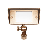 FPB01 Brass 12V Low Voltage Rectangular LED Directional Floodlight Adjustable Lighting G4 Socket