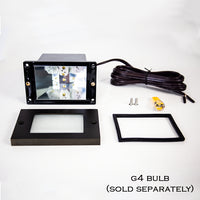 Outdoor Landscape Lighting LED 12V Low Voltage STB15 4x/8x/12x Package Horizontal Waterproof LED Brass Brick Lights 12V Low Voltage Outdoor Edge Step Light 3W 3000K Bulb