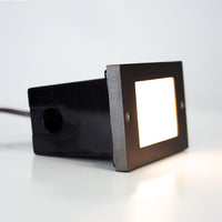 STB15 Horizontal Waterproof LED Brass 12V Low Voltage Brick Lights Outdoor Edge Step Light