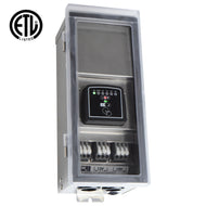 Transformador de bajo voltaje STS300 300W Digital 12V, 15V con fotocélula y temporizador IP65