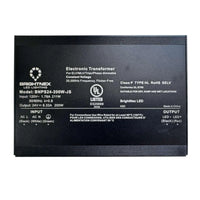 Outdoor Landscape Lighting LED 12V Low Voltage TSDC03 24V DC Low Voltage Dimmable Junction Box Transformers Class P UL 8750 Listed LED Driver TRIAC/ELV/MLV Dimming Outdoor Rated DC24V 200W Yes ($15.99)