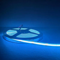 Outdoor Landscape Lighting LED 12V Low Voltage SLD04 16ft/32ft/82ft Dotless Single Color Linear 3.05W/ft for 8mm | 4.27W/ft for 10mm LED Strip Lights Low Voltage FCOB DC24V Tape Light Ice Blue 8mm IP20 5M (16.5ft) - 8mm 384LED M 3.05W ft Indoor IP20
