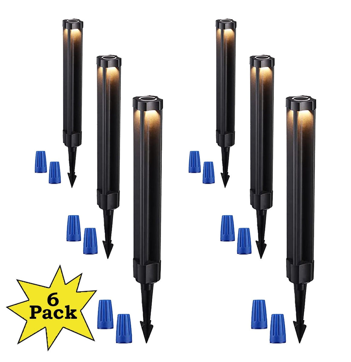 6Pack of 12V Pathway Lighting Driveway Lights Kings Outdoor Lighting
