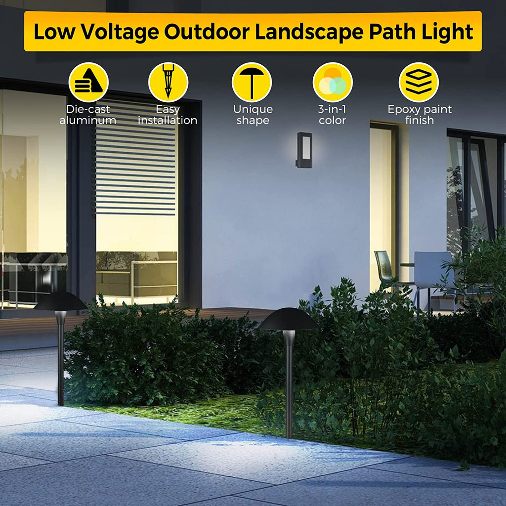Led Path Ways 6-Pack of Modern LED Path Lights | Durable Walk Way Lights – Kings ...
