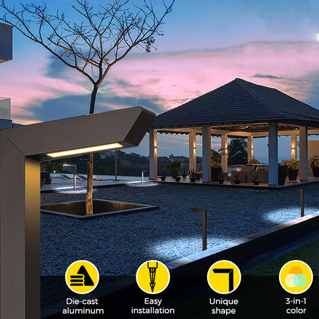 Led Garden Path 6-Pack of Modern LED Path Lights | Durable Walk Way Lights – Kings ...