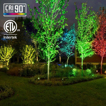 4-Pack of ALSR03 Directional Spot Lights  RGB LED Spotlights – Kings Outdoor  Lighting
