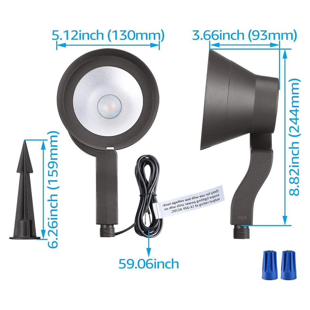 Directional Led Light 4-Pack of ALSR03 Directional Spot Lights | RGB LED Spotlights – Kings ...