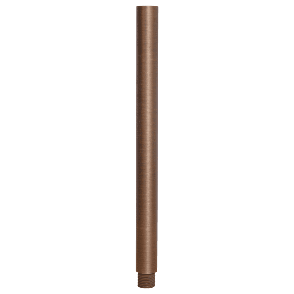 BPE - Brass Post Extension 12" or 24" for Brass Path/Spot Light Fixtures - Kings Outdoor Lighting