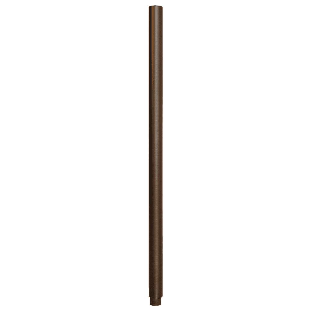 BPE - Brass Post Extension 12" or 24" for Brass Path/Spot Light Fixtures - Kings Outdoor Lighting