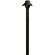 KL303 12V AC/DC Aluminio Bajo voltaje Paisaje Iluminación Pequeño sombrero Seta Camino Luz - Negro / Ninguna
