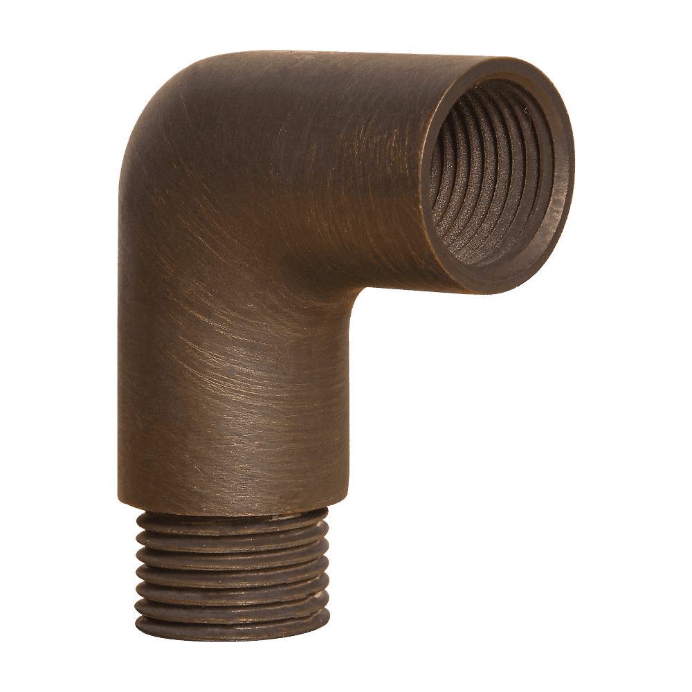 BRL2 - Brass 90° Coupling Accessory for Post/Path Light Fixtures - Kings Outdoor Lighting