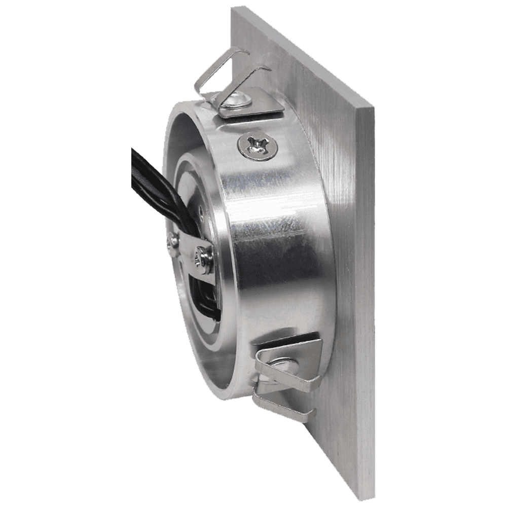 CB06 Dimmable Recessed Square Cast Aluminum LED Puck Light Cabinet Downlighting.