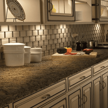 CB07 Round LED Dimmable Cast Aluminum Recessed Cabinet Light Down