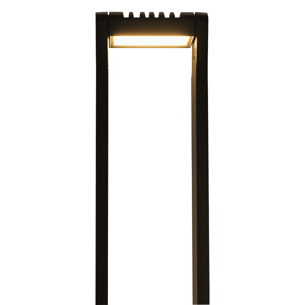 CDPA56 8W Low Voltage LED Rectangular Adjustable Bollard Landscape Pathway Lighting - Kings Outdoor Lighting