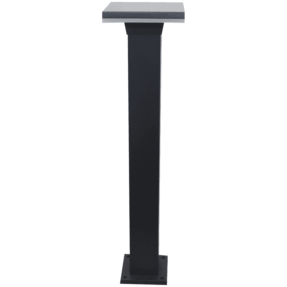 CDPA63 12W Bollard Pathway Lighting LED Square Top Modern Low Voltage.