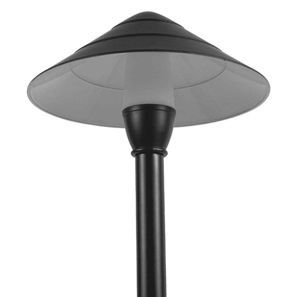 CDPA65 3W 12V Mushroom LED Path Light Beaded Swivel Hat Landscape Fixture - Kings Outdoor Lighting