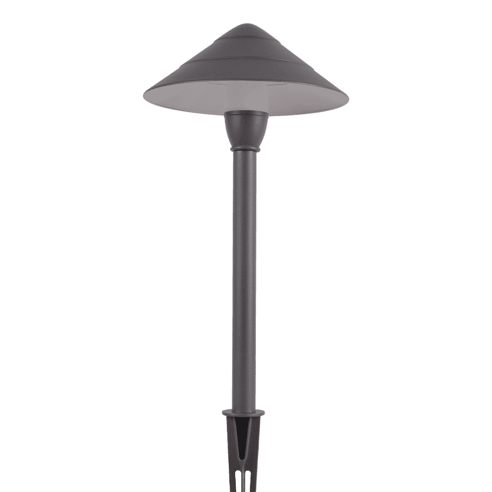 CDPA65 3W 12V Mushroom LED Path Light Beaded Swivel Hat Landscape Fixture - Kings Outdoor Lighting