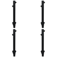 Iluminación al aire libre del paisaje del bajo voltaje de la luz de la trayectoria del bolardo de CDPA68 6W LED al revés - 4 Pack