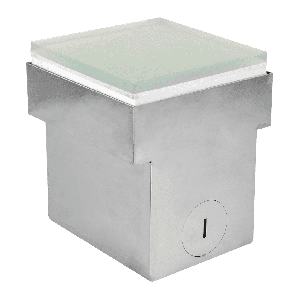 CRG30 Low Voltage In Ground RGB or WW LED Brick Paver Light Square IP67 Waterproof - Kings Outdoor Lighting