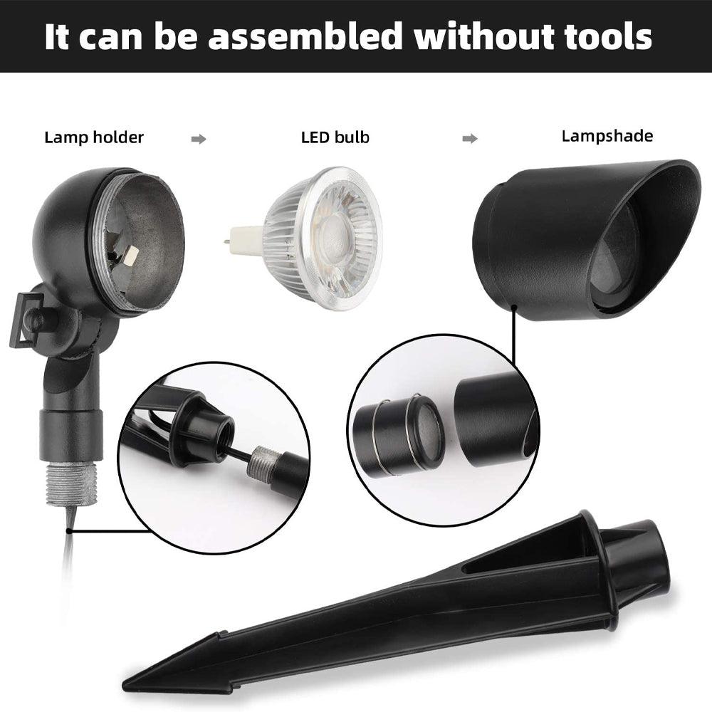 DL01 Low Voltage LED Directional Spot light Outdoor Uplight Lighting.