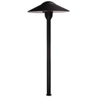 DL03 12V AC/DC Aluminio Bajo voltaje Paisaje Iluminación Seta Camino Luz - Negro / Ninguna