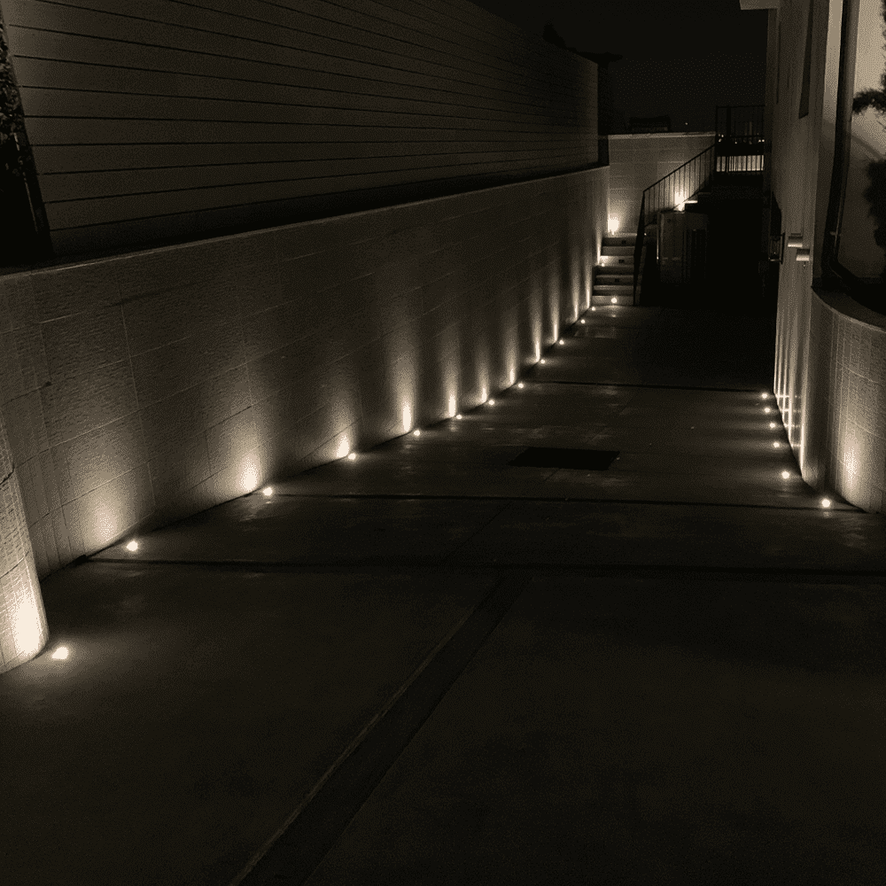 DM52 3W COB LED Low Voltage Ground Landscape Well Lights Waterproof Fixture.