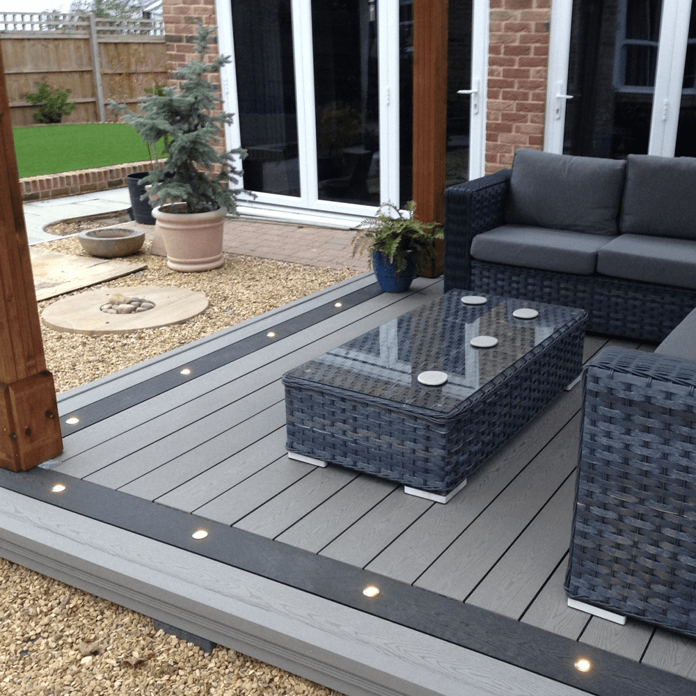 DM52 3W COB LED Low Voltage Ground Landscape Well Lights Waterproof Fixture.