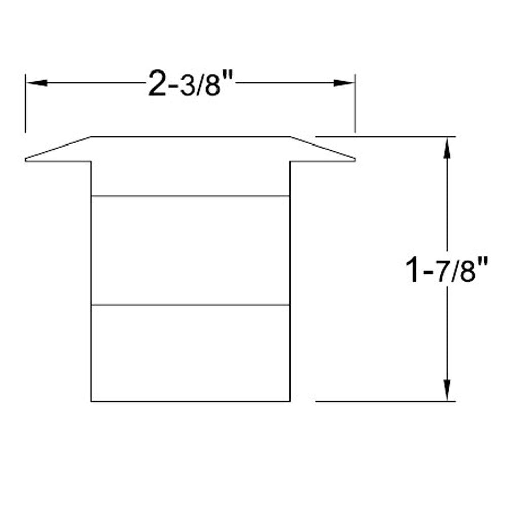 DMB52 1.5W Low Voltage LED Landscape In-ground Brass Waterproof Well Lights Fixture.