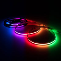 SLD05 Dotless Linear LED RGB Color Changing 4.4W/ft COB Strip Lights Low Voltage DC24V Tape Light
