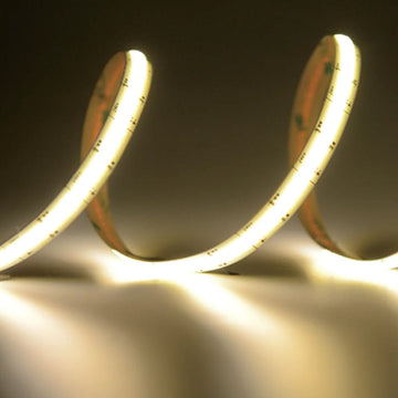 Luces de tira LED lineales sin puntos Luz de cinta FCOB DC12V de bajo –  Kings Outdoor Lighting