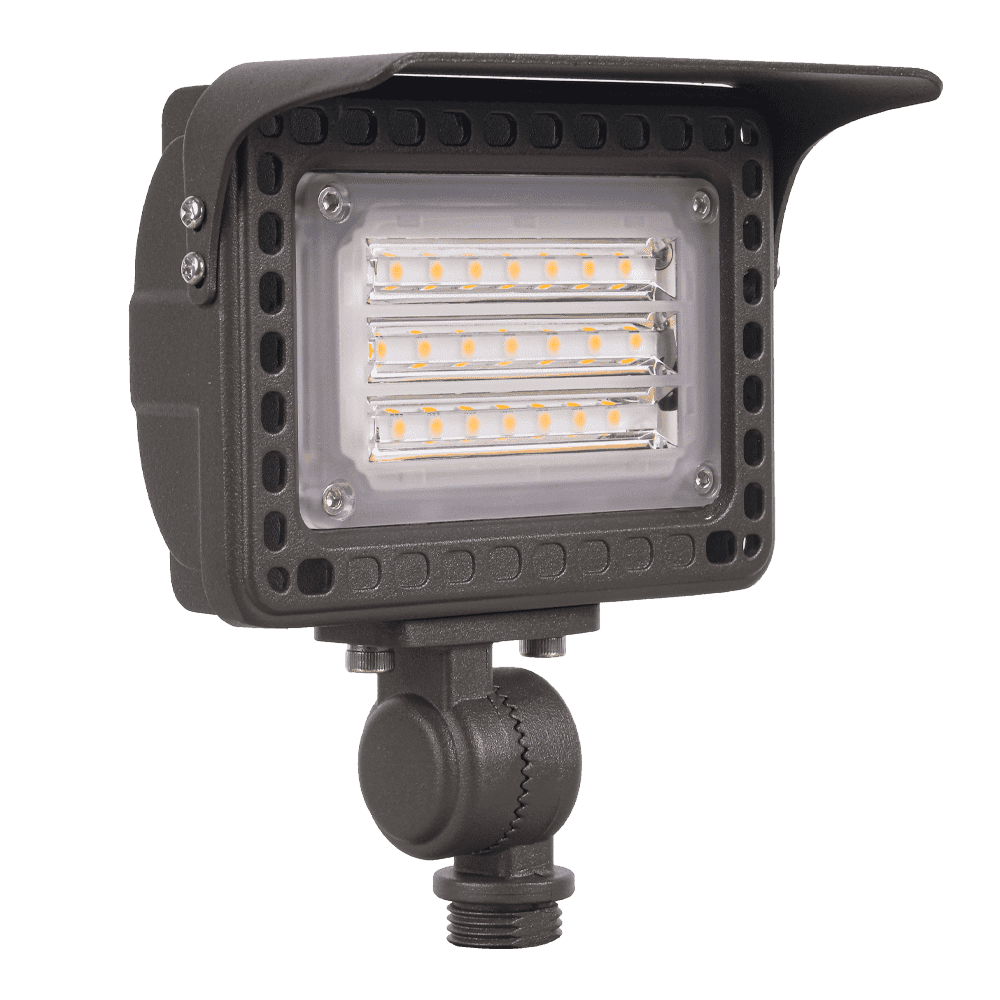 FLA12 Aluminum 12W Outdoor LED Low Voltage Landscape Lighting Flood Light - Kings Outdoor Lighting