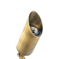 Stelvio Antique Brass Spotlight Low Voltage Outdoor Lighting