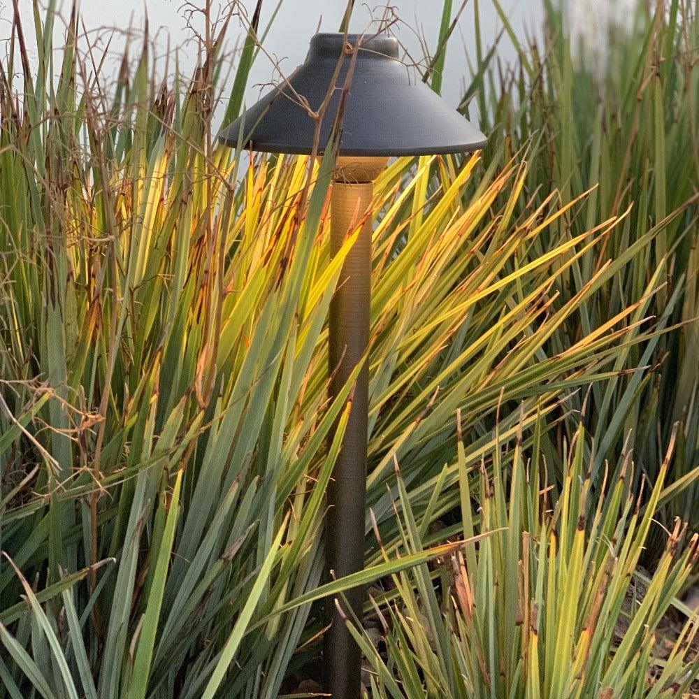 Outdoor Garden Lights Installation | Low Voltage Heavy Duty Cast Brass Outdoor LED Path Light.