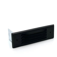 STBP03 Tulay Black Louvered Brass Step Light Low Voltage Outdoor Lighting - No Thanks