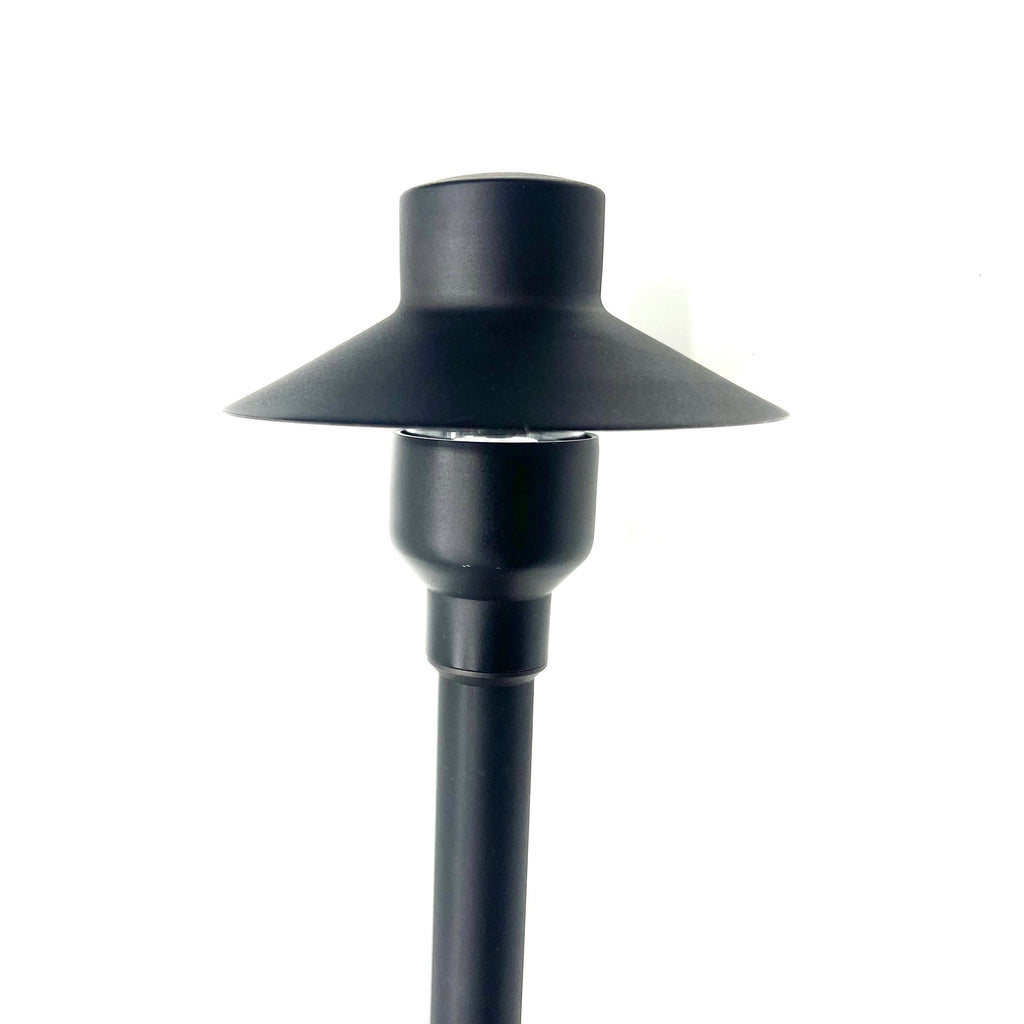 thumbnail interactive-video image 1 of Top Notch Antique Bronze LED Pathway Light - Low Voltage Landscape Lighting, 12V, Warm White, IP65, Brass 1 of 3